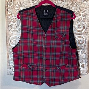 GAP Navy Quilted Jacket with White Logo Tag